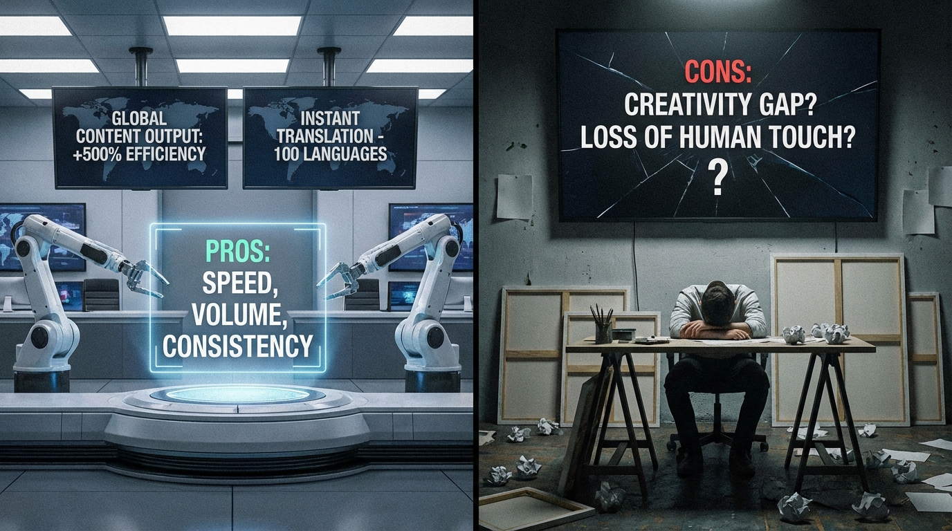 AI Content Pros and Cons: Automate Strategy in 2026